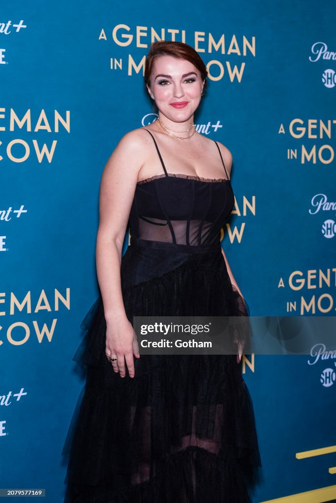 Karissa Dumbacher Karissa Dumbacher attends 'A Gentleman In Moscow' New York premiere