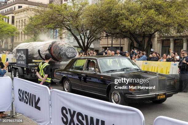 Cheech Marin and Tommy Chong attend the Premiere of "Cheech and Chong's Last Movie" at The Paramount Theatre during the 2024 SXSW Conference and...