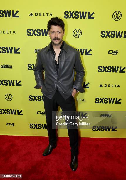 Alvaro Morte attends the World Premiere of "Immaculate" during 2024 SXSW Conference And Festival at The Paramount Theatre on March 12, 2024 in...