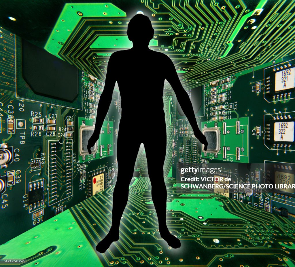 Simulation Theory Conceptual Illustration High-Res Vector Graphic ...