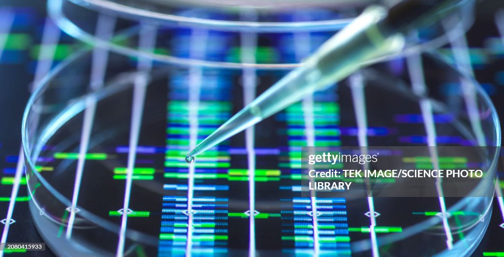 Genomics, conceptual image