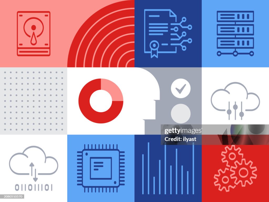 Pattern Infographic Design For Data High-Res Vector Graphic - Getty Images