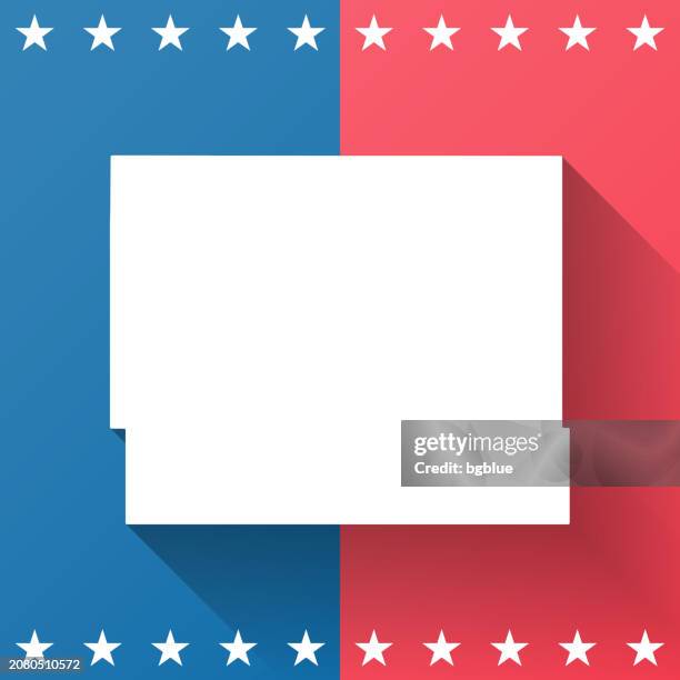jasper county, iowa. map on blue and red background - newton stock illustrations