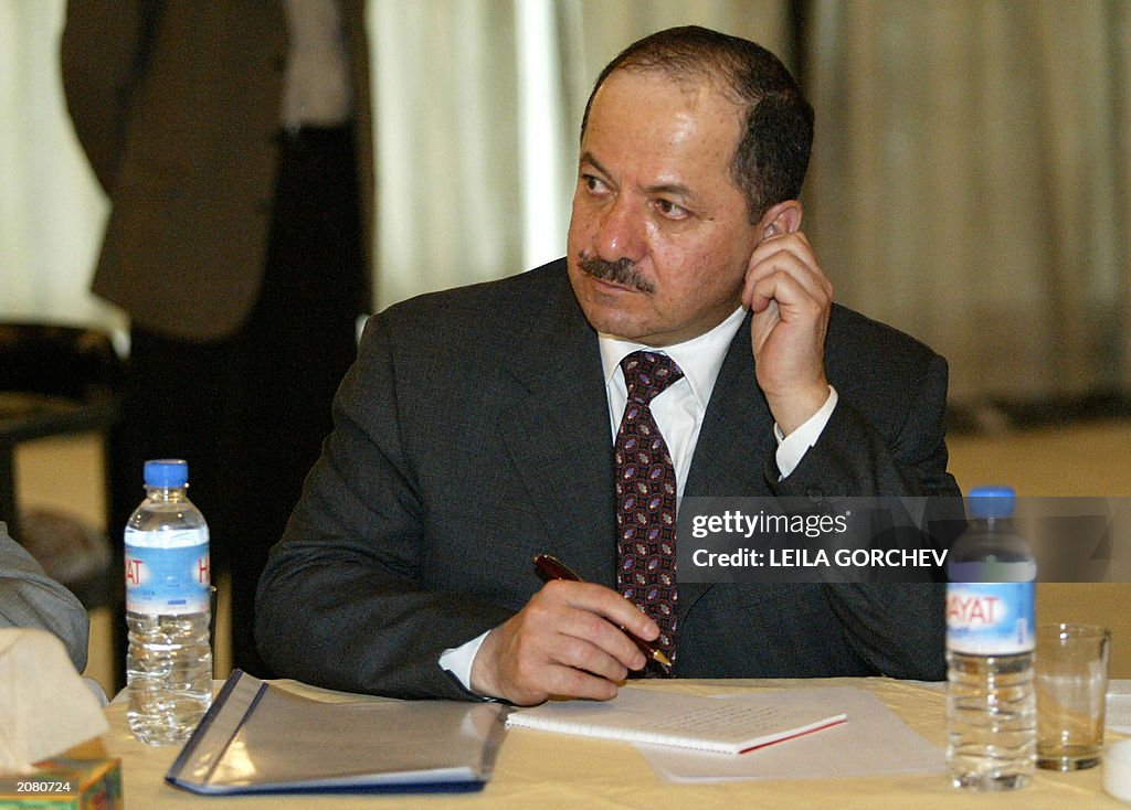 Massoud Barzani, head of the Kurdistan D