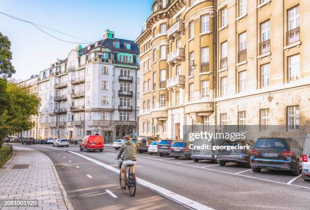 Using a cycle lane in Stockholm