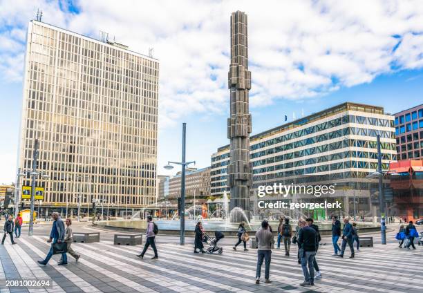 People on Sergels Torg in Stockholm