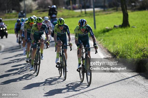Anton Palzer of Germany and Team BORA - hansgrohe competes during the 105th Milano-Torino 2024 a 177km one day race from Rho to Salassa 346m on March...
