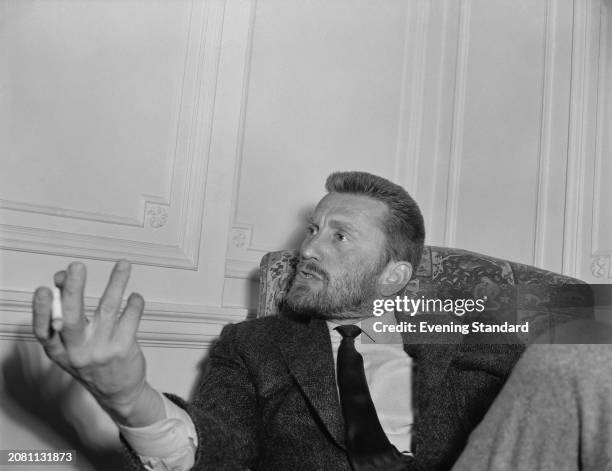 Actor Kirk Douglas , London, August 2nd 1955. Douglas was preparing to shoot the film 'Lust for Life'.
