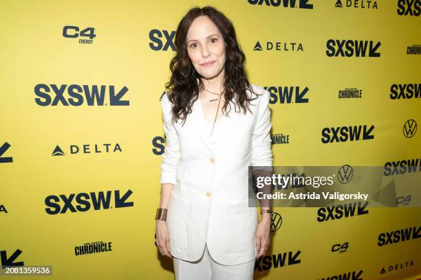 Mary-Louise Parker attends the 'Omni Loop' world premiere as part of SXSW 2024 Conference and Festivals held at The State Theatre on March 13, 2024...