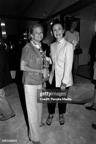 Guests attend a private screening of "The Cradle Will Rock" at the Bantry residence in the Wainscott neighborhood of Long Island, New York, on August...