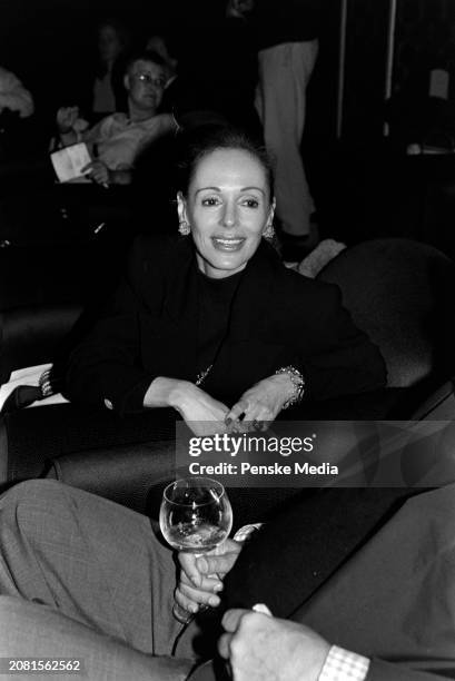 Judy Taubman attends a private screening of "The Cradle Will Rock" at the Bantry residence in the Wainscott neighborhood of Long Island, New York, on...