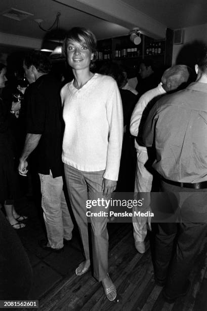 Guests attend a private screening of "The Cradle Will Rock" at the Bantry residence in the Wainscott neighborhood of Long Island, New York, on August...