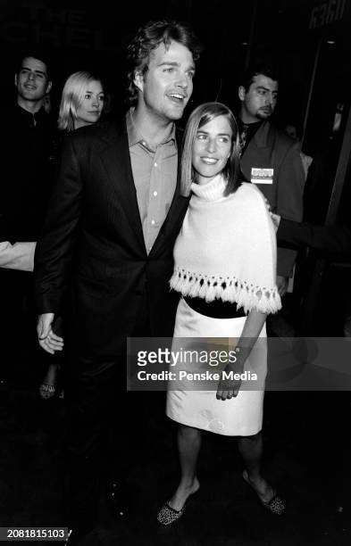 Chris O'Donnell and Caroline Fentress attend the local premiere of "The Bachelor" at the Cinerama Dome in Los Angeles, California, on November 3,...