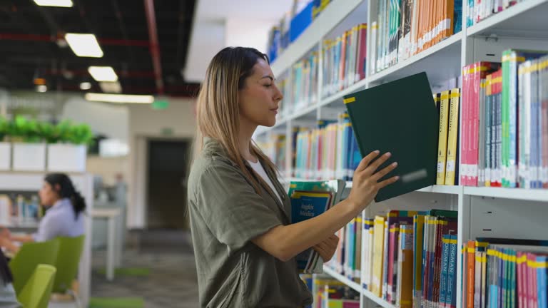 Reaching Books 92 Woman Reaching Book From Shelf Stock Videos, Footage, & 4K Video ...