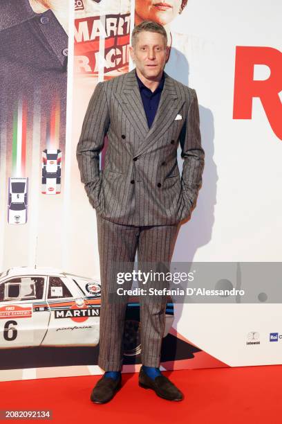 Lapo Elkann attends the photocall for "Race For Glory" on March 13, 2024 in Milan, Italy.