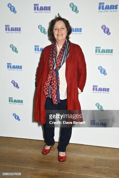 Greta Scacchi attends the "Merchant Ivory" screening during BFI Flare 2024 at BFI Southbank on March 16, 2024 in London, England.