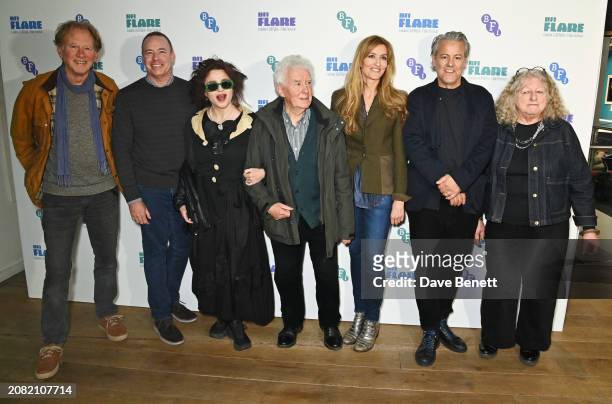 James Wilby, Stephen Soucy, Helena Bonham Carter, John Bright, Natascha McElhone, Rupert Graves and Jenny Beavan attend the "Merchant Ivory"...