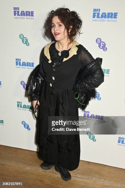 Helena Bonham Carter attends the "Merchant Ivory" screening during BFI Flare 2024 at BFI Southbank on March 16, 2024 in London, England.