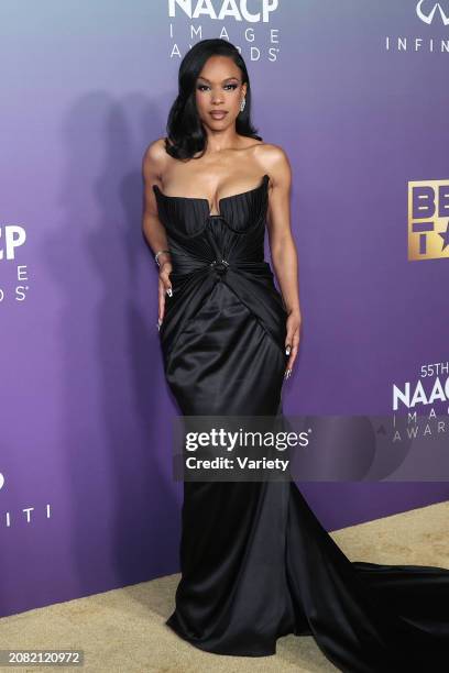 Michelle Mitchenor at the 55th NAACP Image Awards held at The Shrine Auditorium on March 16, 2024 in Los Angeles, California.