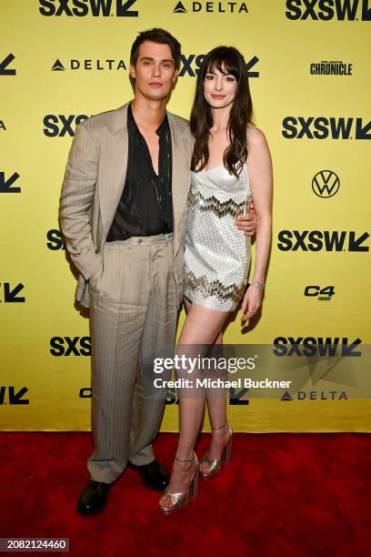 Nicholas Galitzine and Anne Hathaway at the 'The Idea of You' premiere as part of SXSW 2024 Conference and Festivals held at the Paramount Theatre on...