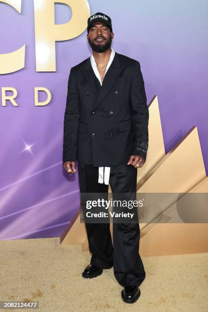 Luke James at the 55th NAACP Image Awards held at The Shrine Auditorium on March 16, 2024 in Los Angeles, California.