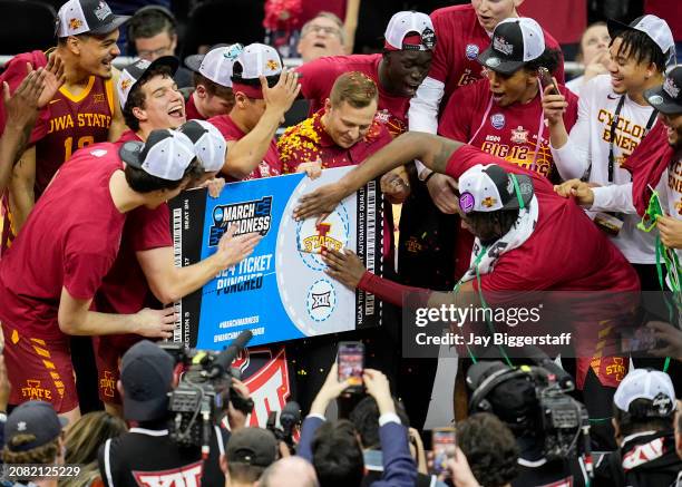 The Iowa State Cyclones punch their ticket to the NCAA Tournament after defeating the Houston Cougars in the Big 12 Men's Basketball Tournament...