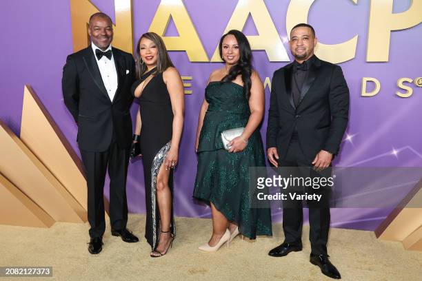 Kenard Gibbs, Wanda Sutherland, Lehana Molino and Eric Thomas at the 55th NAACP Image Awards held at The Shrine Auditorium on March 16, 2024 in Los...