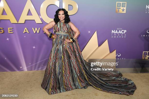 Tisha Campbell at the 55th NAACP Image Awards held at The Shrine Auditorium on March 16, 2024 in Los Angeles, California.