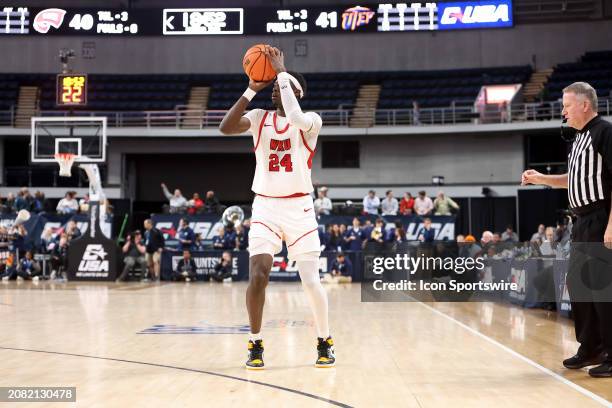 Sam Houston State Bearkats guard Derrick Brown during the Conference USA Men's Championship game between the UTEP Miners and the Western Kentucky...