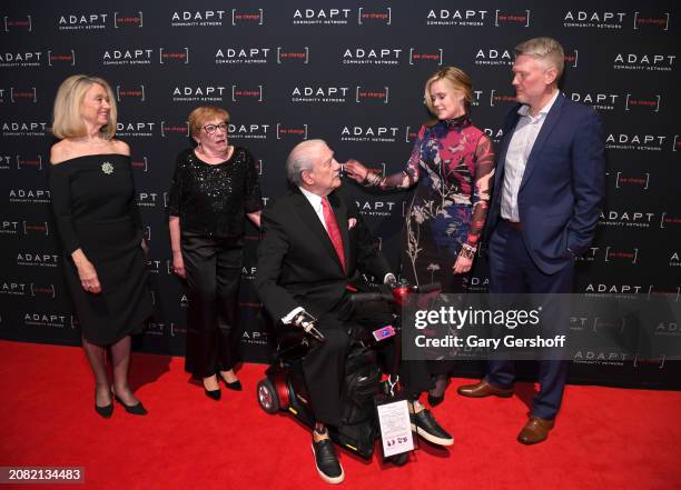 Sameta B. Kemp, Linda Laul, John D. Kemp, Abigail Hawk and Bryan Spies attend the 2024 ADAPT Leadership Awards at Cipriani 42nd Street on March 13,...