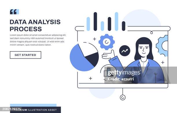 Data Analyst Illustration Photos and Premium High Res Pictures - Getty ...