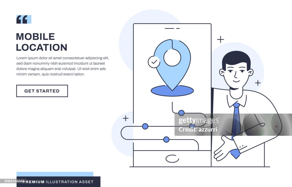 Pattern Mobile Loction Mobile Location Illustration High-Res Vector Graphic - Getty Images