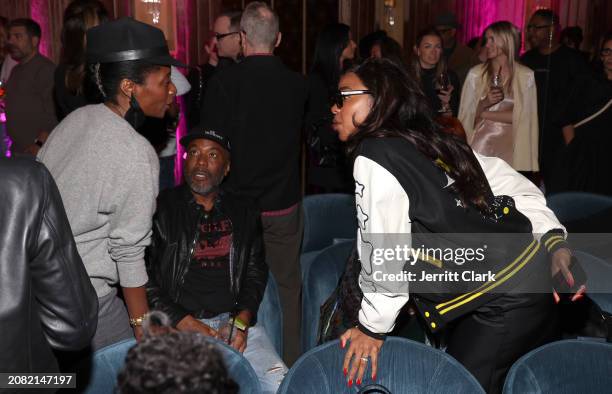 Fatima Robinson, Lee Daniels and Kelly Rowland attend Warner Records Presents Andra Day’s CASSANDRA Album Listening Experience and Performance at The...