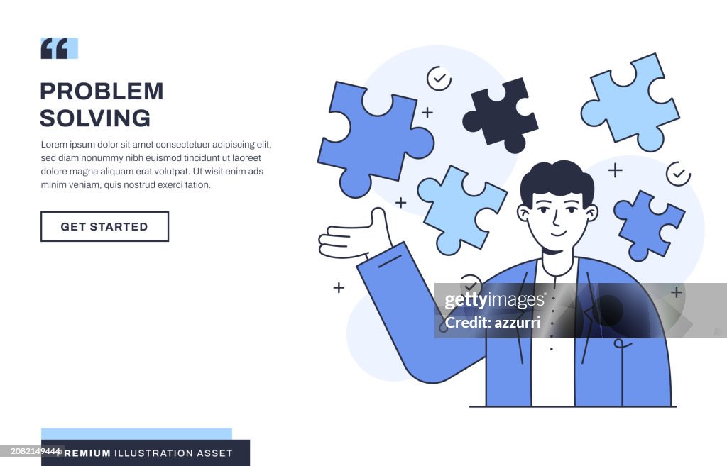 Problem Solving Illustration High-Res Vector Graphic - Getty Images