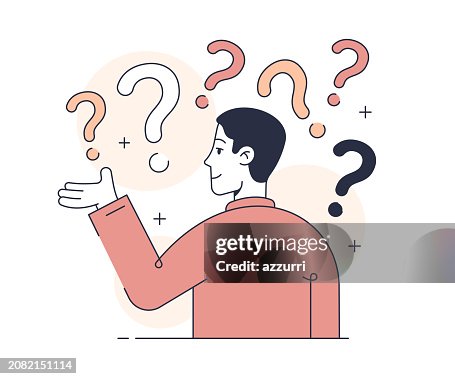 Questioning Animation Vector Questioning Illustration High-Res Vector Graphic - Getty Images