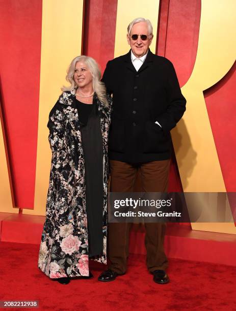 Bone Burnett arrives at the 2024 Vanity Fair Oscar Party Hosted By Radhika Jones at Wallis Annenberg Center for the Performing Arts on March 10, 2024...