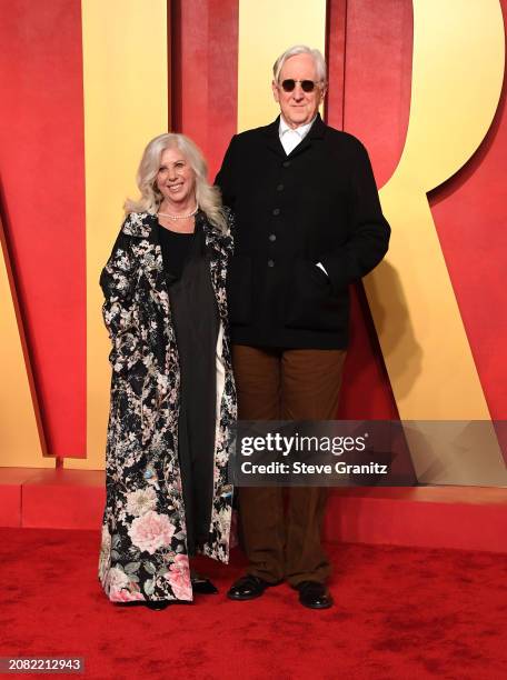 Bone Burnett arrives at the 2024 Vanity Fair Oscar Party Hosted By Radhika Jones at Wallis Annenberg Center for the Performing Arts on March 10, 2024...