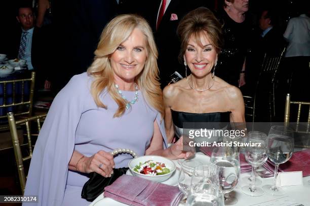 Alex Witt and Susan Lucci attend the 2024 ADAPT Leadership Awards at Cipriani 42nd Street on March 13, 2024 in New York City.