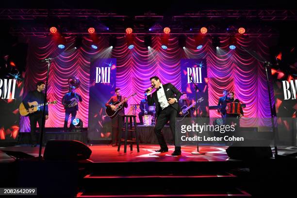 Horacio Palencia performs onstage during the BMI Latin Awards 2024 at Beverly Wilshire, A Four Seasons Hotel on March 13, 2024 in Beverly Hills,...