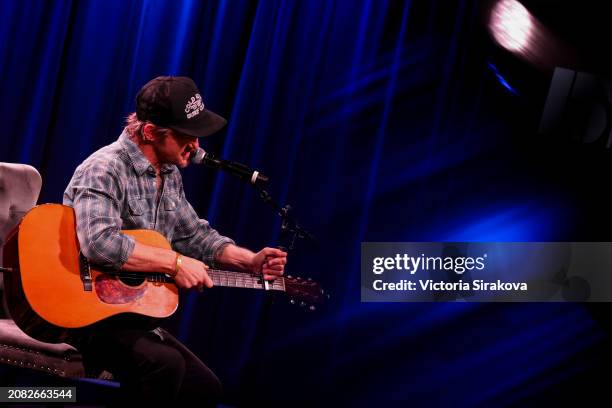 Chris Shiflett performs during The Drop: Chris Shiflett at GRAMMY Museum L.A. Live on March 13, 2024 in Los Angeles, California.