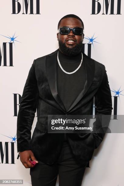 Attends the BMI Latin Awards 2024 at Beverly Wilshire, A Four Seasons Hotel on March 13, 2024 in Beverly Hills, California.