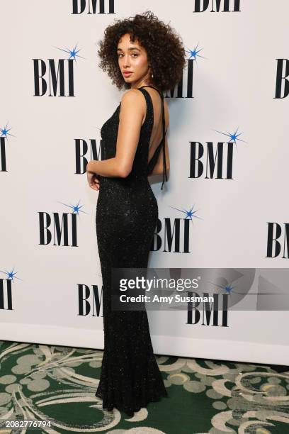 Eva Ruiz attends the BMI Latin Awards 2024 at Beverly Wilshire, A Four Seasons Hotel on March 13, 2024 in Beverly Hills, California.