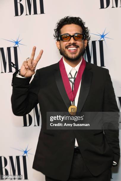 La Paciencia attends the BMI Latin Awards 2024 at Beverly Wilshire, A Four Seasons Hotel on March 13, 2024 in Beverly Hills, California.