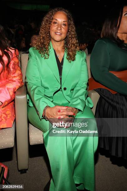 Karen Horne attends the 55th NAACP Image Awards Entertainment Symposium at Museum Of Tolerance on March 13, 2024 in Los Angeles, California.