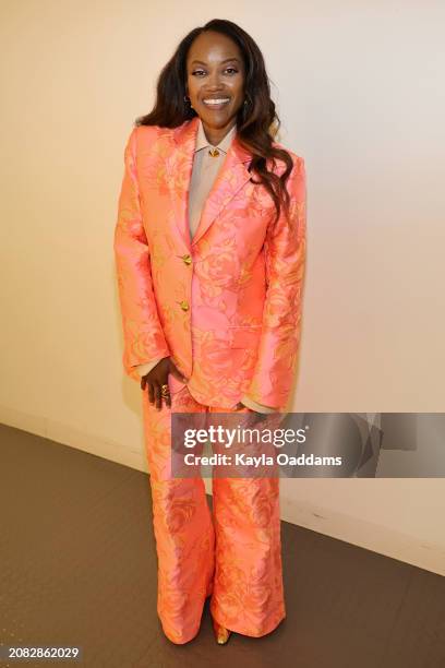 Erika Alexander attends the 55th NAACP Image Awards Entertainment Symposium at Museum Of Tolerance on March 13, 2024 in Los Angeles, California.