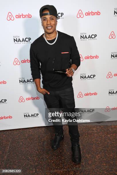 Kwame Siegel attends the 55th NAACP Image Awards Entertainment Symposium at Museum Of Tolerance on March 13, 2024 in Los Angeles, California.