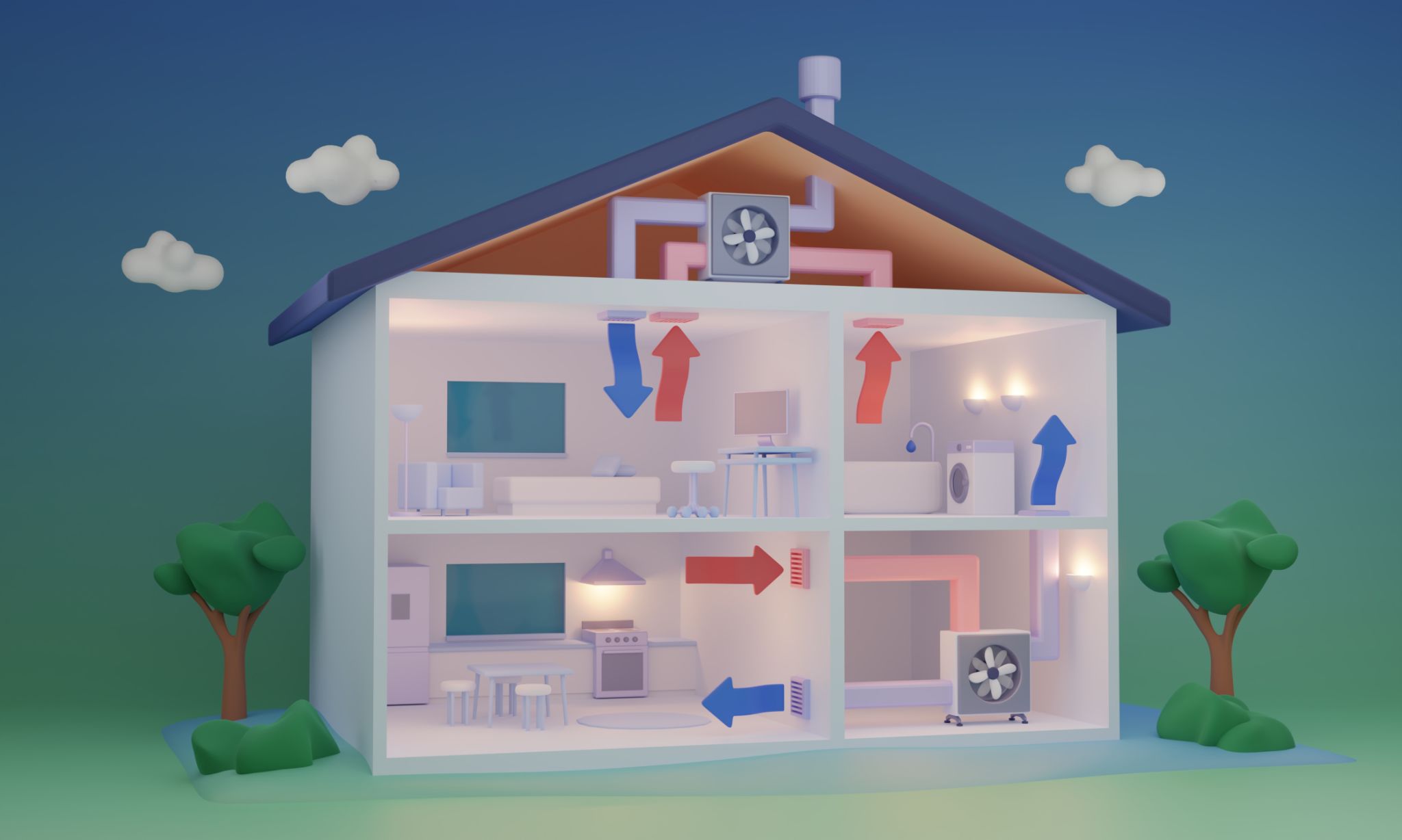 hvac system diagram