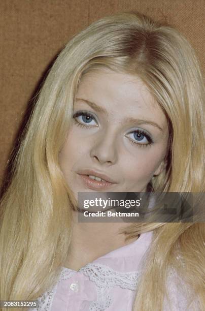 Swedish actress Ewa Aulin, aged 17, in Rome, Italy, December 1967.