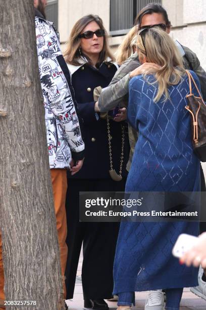 Chabeli Iglesias walking down the street on March 14 in Madrid, Spain.