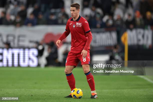 Mario Pasalic of Atalanta during the Serie A TIM match between Juventus and Atalanta BC - Serie A TIM at Allianz Stadium on March 10, 2024 in Turin,...